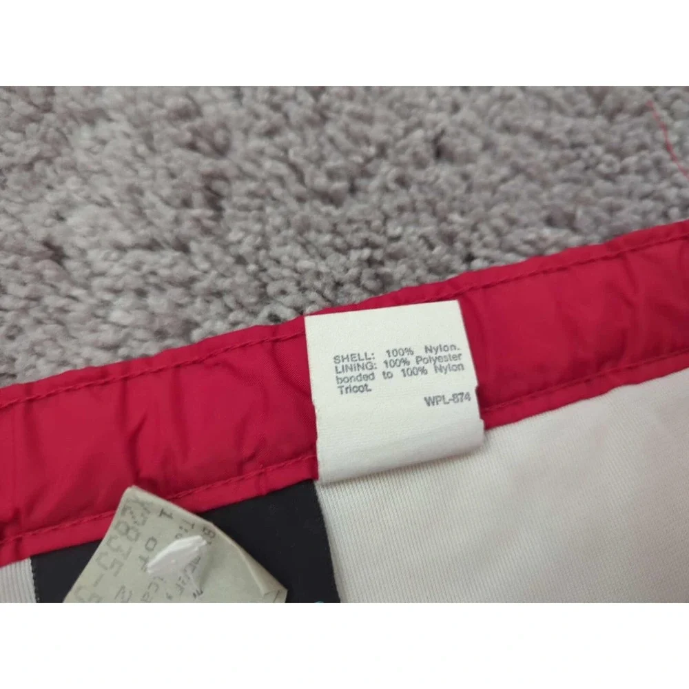 Vintage‎ White Stag Skiwear Snow Pants Mens W:32 Red Side Leg Zip Made in Mexico